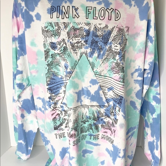 Pink Floyd Other - Pink Floyd Dark Side of the Moon Tie Dye Long Sleeve T-shirt
